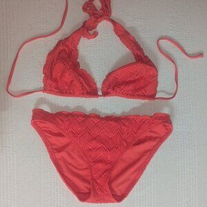Mossimo 2 Piece Halter Bikini Size Large